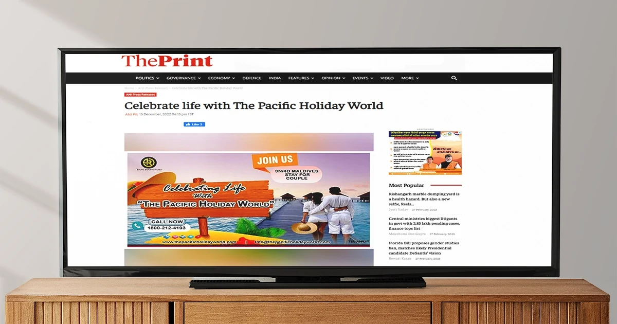 pacific holiday wolrd on the print